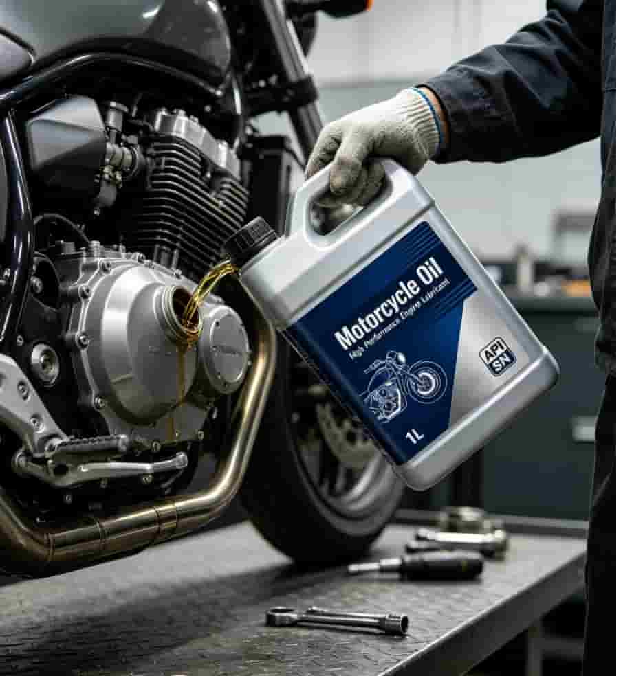 Huile pour moto